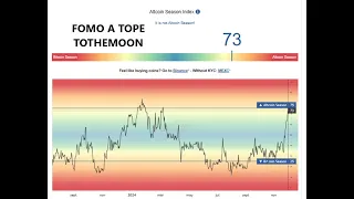 llega la #altseason #fomo 👉 es hora de vender antes de que te vuelvas a quedar pillado y lo sabes 👉