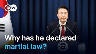 Breaking: South Korea&#39;s president declares martial law against &#39;communist forces&#39; | DW News