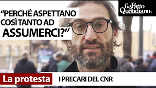 I precari del Cnr in protesta: &quot;Abbiamo trovato risorse, perché aspettano così tanto ad assumerci?&quot;