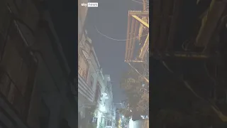 Pakistan fires missiles at India