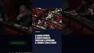 La Camera approva il decreto sicurezza, protestano le opposizioni. Il 3 giugno il testo al Senato