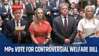 MPs vote for government&#39;s controversial Welfare Bill | Watch House of Commons debate and vote
