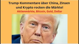 UBER INC. Trump-Kommentare über China, Zinsen und Krypto rocken die Märkte! Videoausblick