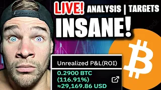 BITCOIN LIVE INSANE BITCOIN PUMP!!!!  THIS IS THE BIG MOMENT! (CRYPTO TRADING &amp; ANALYSIS!)