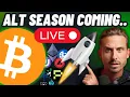 BITCOIN LIVE TRADING! (When most alts will pump..)