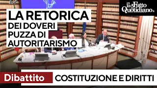 S&U PLC [CBOE] &quot;La retorica dei doveri puzza di autoritarismo&quot;: il dibattito su diritti e Costituzione