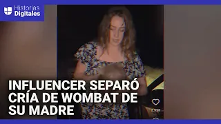 S&U PLC [CBOE] Una ‘influencer’ estadounidense separó a una cría de wombat de su madre para un video