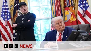 TESLA INC. Tesla shares down after Elon Musk row with Donald Trump | BBC News