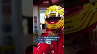 FERRARI Hamilton cumple su sueño de correr con Ferrari