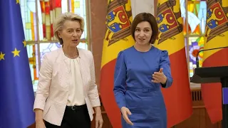 EU leaders renew backing for Moldova’s EU membership ambitions at landmark summit