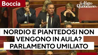 Boccia: &quot;Nordio e Piantedosi non vengono in Aula? Così umiliate il parlamento&quot;