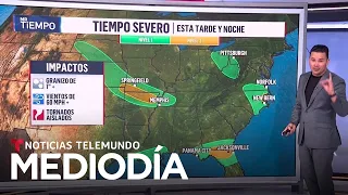 Mientras el calor arrecia en el Oeste, en el Centro el tiempo severo da tregua