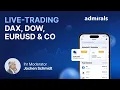 Live-Trading DAX, Dow, EURUSD & Co mit Daytrader Jochen Schmidt