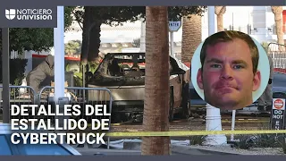 TR HOTEL Sospechoso se disparó en la cabeza: detalles de la explosión de un Cybertruck frente a hotel Trump