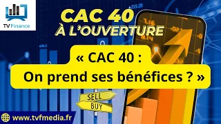 CAC40 INDEX CAC 40 sous Pression - Est-ce la Fin de la Hausse ? | Antoine Quesada - Chrono CAC