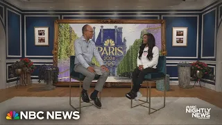 SIMONE Simone Biles and Lester Holt one-on-one at Paris Olympics