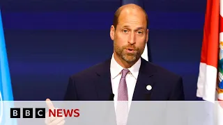 Prince William warns ocean life &#39;diminishing before our eyes&#39; | BBC News