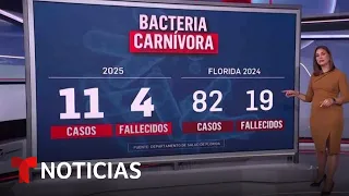 Ya son cuatro muertos en Florida en 2025 por causa de la bacteria comecarne | Noticias Telemundo