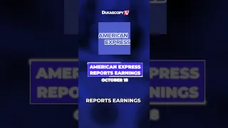 AMERICAN EXPRESS CO. American Express reports earnings October 18. #earningsreport #investingstrategy #stocks