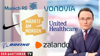 NIKE INC. Märkte am Morgen: Vonovia, Munich Re, Zalando, Nike, UnitedHealth, Boeing