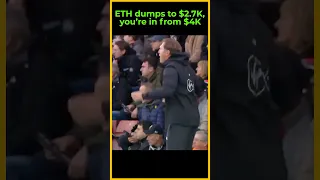 ETH after dumping to $2.7k 😂 #shorts
