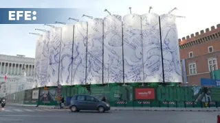 Roma disimulará las obras del metro de Plaza Venecia con murales de arte contemporáneo