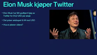 TWITTER INC. Markedspuls - Tall fra giganter & Elon Musk + Twitter