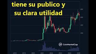 Esta #criptomoneda se esta haciendo un hueco cada vez mayor 👉 Tiene su publico 👉 y da un servicio