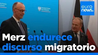 S&U PLC [CBOE] Merz promete hacer frente a la inmigración ilegal en su primer viaje a Polonia como canciller