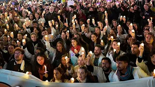 Protesta del personale ospedaliero argentino per salari e condizioni di lavoro