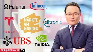 NVIDIA CORP. Märkte am Morgen: UBS, Nvidia, Tesla, Palantir, Rheinmetall, Daimler Truck, Infineon, Siltronic