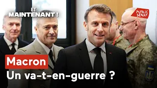 Macron, un va-t-en-guerre ?