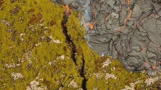 Vulkanausbruch in Island zwingt zur Evakuierung nahe der Blauen Lagune