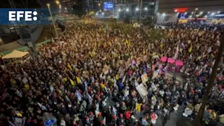 Miles de personas protestan en Tel Aviv para pedir la liberación de los rehenes