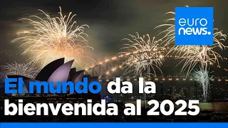 Asia y Oceanía le dan la bienvenida al 2025 con fuegos artificiales y Robbie Williams