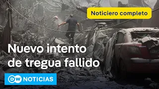 🔴 DW Noticias 31 de mayo: EE.UU. dice que lo que exige Hamás para el alto el fuego es inaceptable