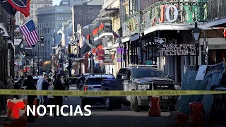 Ataque Nueva Orleans: Revelan imágenes de un oficial que enfrentó al atacante | Noticias Telemundo