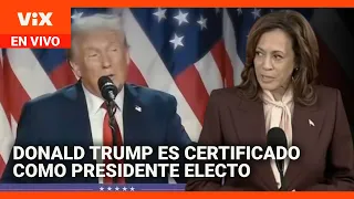 EN VIVO: Triunfo electoral de Trump es certificado en el Congreso | Noticias Univision 24/7