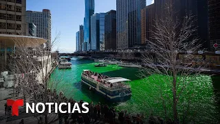 DIA Chicago tiñe su río de verde para celebrar el Día de San Patricio