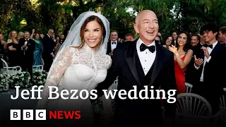 Jeff Bezos and Lauren Sanchez&#39;s wedding underway in Venice | BBC News