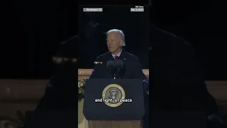 President Biden&#39;s final Christmas tree lighting at the White House