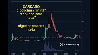 CARDANO #CARDANO ES UNA #fake #crypto #SCAM #ALTCOIN 👉 SEGUIDORES #TONTOCOINERS esperando el milagro