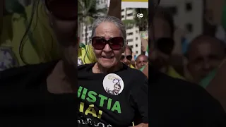 RALLY Thousands rally in support of Bolsonaro as ex-president faces coup charges | DW News