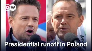 Poland&#39;s presidential candidates hold their final campaign rallies | DW News