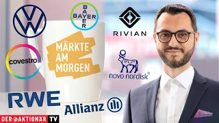 NOVO NORDISK A/S Märkte am Morgen: Rivian, Volkswagen, Covestro, Bayer, RWE, Novo Nordisk, Allianz