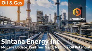 DISCOVERY A DL-.01 Sintana CEO: Strong oil discovery momentum in Namibia
