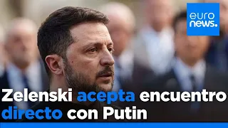 Zelenski desafía a Putin a un encuentro directo en Turquía