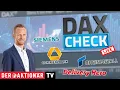 DAX-Check LIVE: Commerzbank, Delivery Hero, Douglas, Rheinmetall, Schott Pharma, Siemens, Thyssen