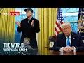 Elon Musk and his young son join Trump in the Oval Office  | The World with Yalda Hakim