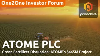 INVESTOR AB [CBOE] Green fertiliser disruption: ATOME’s $465M project - One2One Investor Forum